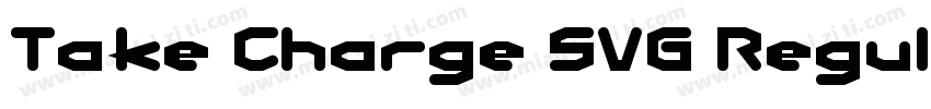 Take Charge SVG Regular字体转换